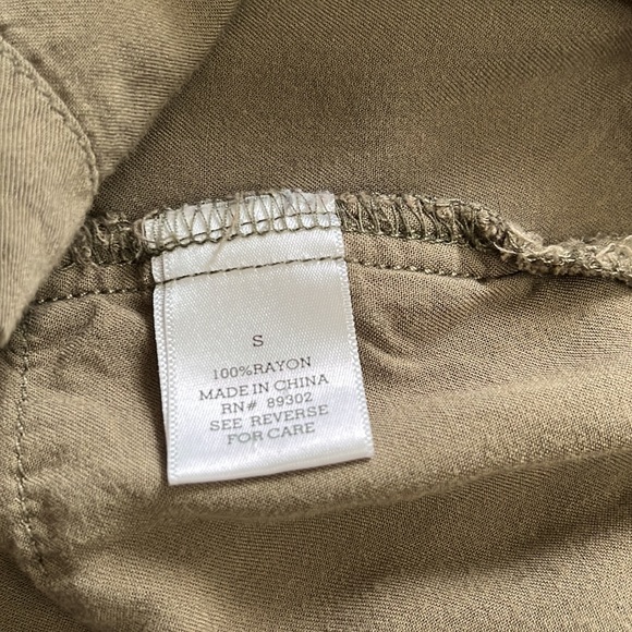 Altar’d State olive cascading vest drawstring waist Small - Picture 14 of 17